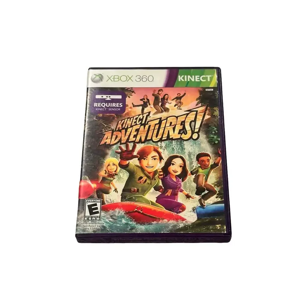 Kinect Adventures! Xbox 360 Game Complete with Case and Manual (CIB)